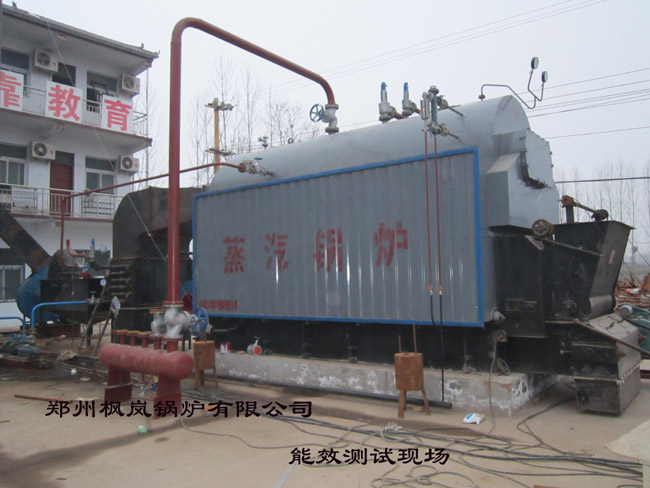 Fenglan Boiler-DZL coal-fired steam boiler energy efficiency test site