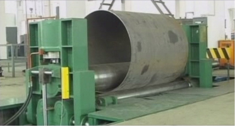 Large CNC plate rolling machine