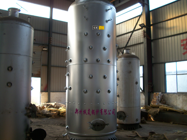 Vertical coal-fired steam boiler production workshop