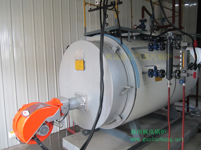 Fully automatic control of liquefied gas boilers for energy saving and environmental protection