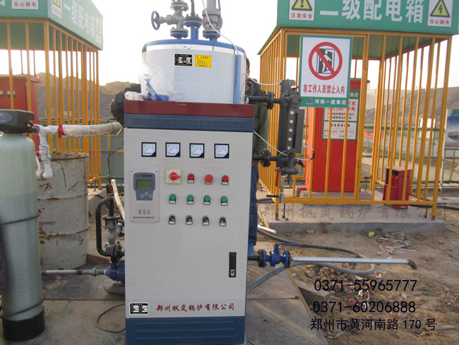 Movable container integrated electric heating steam boiler (cross-canal Ruyi Lake project)